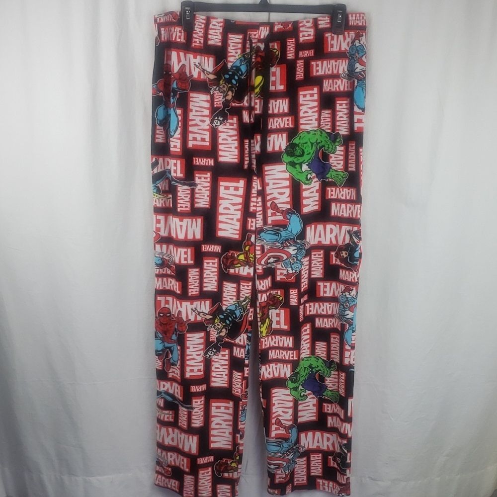 Marvel Men's 2XL Graphic Print Fleece Lounge Pants